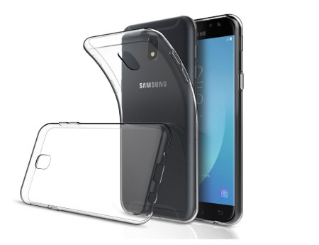 Силиконови гърбове Силиконови гърбове за Samsung Силиконов гръб ТПУ ултра тънък за Samsung Galaxy J3 2017 J330F кристално прозрачен